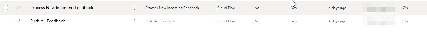 Feedback Flows