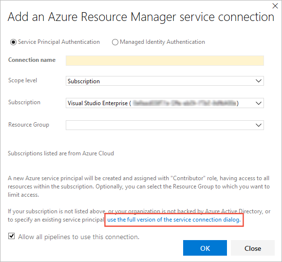 service-connection