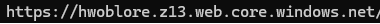 Copy the URL in the output. The `https://<static_website_url>/public.key